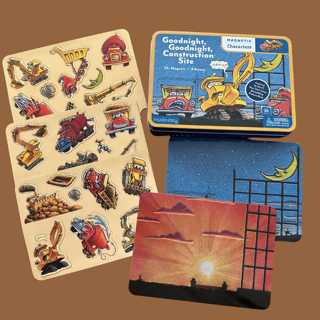 Goodnight Goodnight Construction Site Magnetic Game - Big Sky Life Books